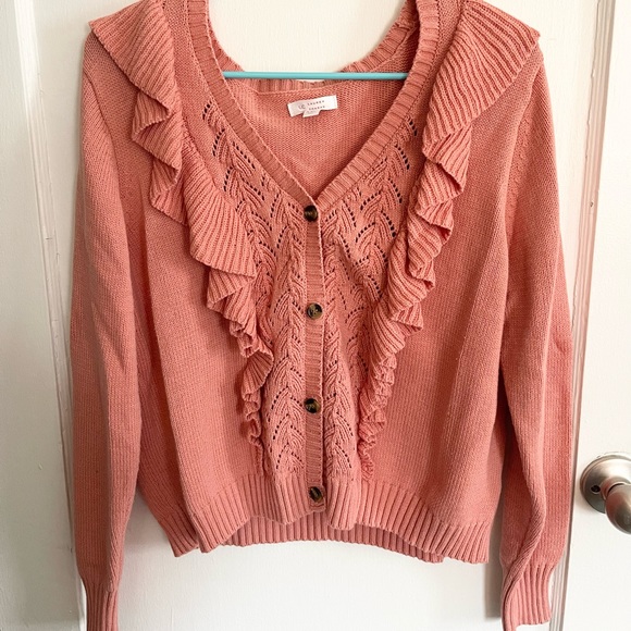 LC Lauren Conrad Sweaters - Lauren Conrad Blush Cardigan